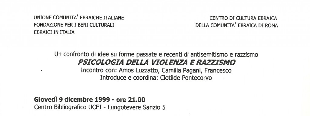 Psicologia della Violenza e razzismo