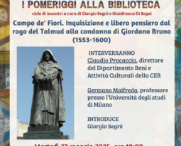 Campo de’ Fiori. Inquisizione e libero pensiero dal rogo del Talmud a Giordano Bruno (1553–1600)